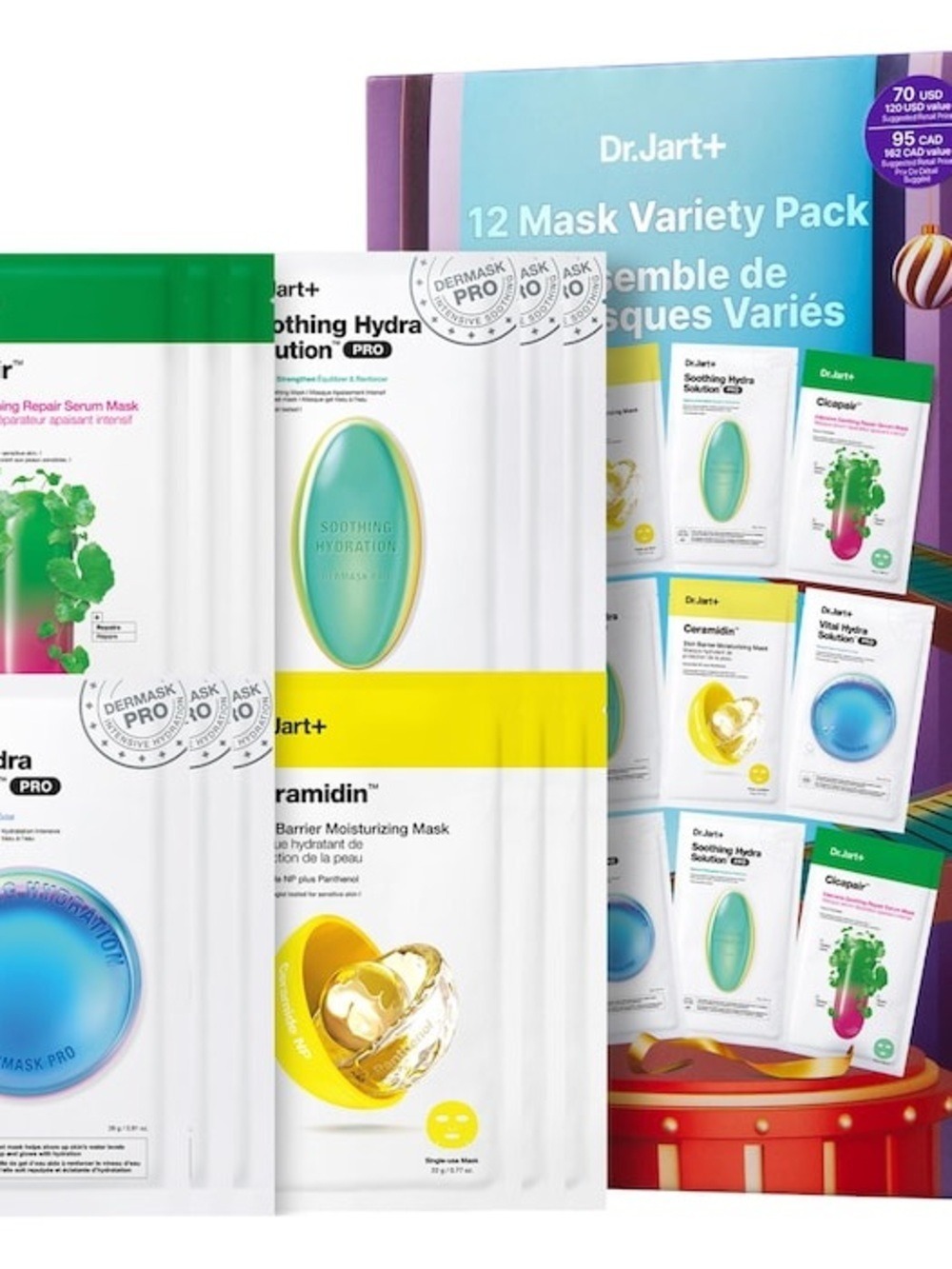 Dr Jart Korean Sheet Mask 12 Pack Gift Set